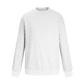 thumbnail image 3 of pstuiky camisas de manga larga para hombre, Suéter de cuello redondo para hombre, suéter de cuadros, base de manga larga, cuello redondo, top/camiseta top de hombre xl, 3 of 5