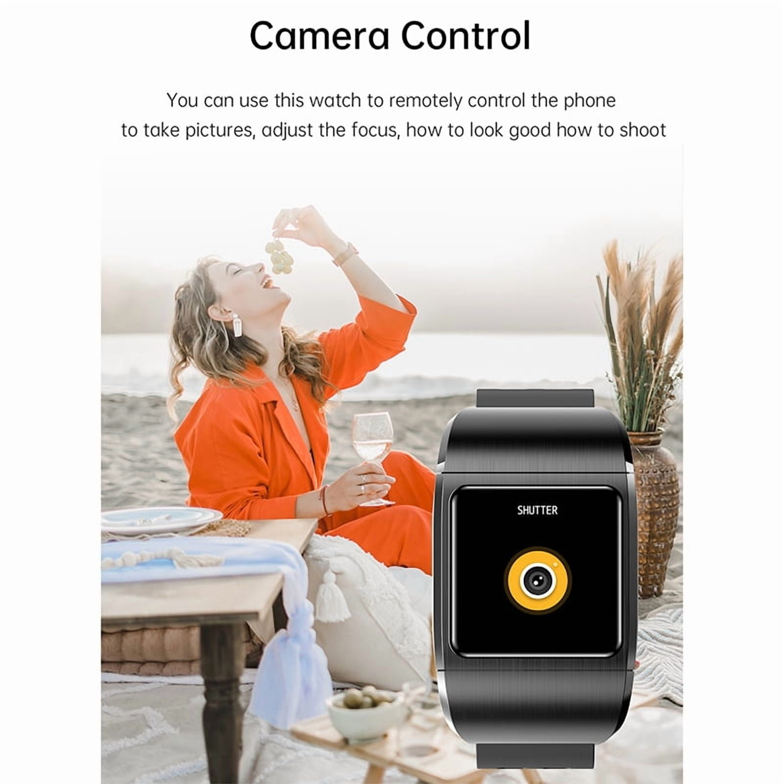 Rainbuvvy G36Pro smart watch 1.3-inch portable Bluetooth headset with built-in charging compartment AI voice assistant Android 4.0/iOS9.0 sports watch