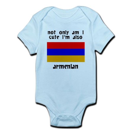 

CafePress - Cute And Armenian Body Suit - Baby Light Bodysuit