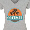 thumbnail image 4 of Inktastic Cozumel Mexico Vacation Cruise Women's V-Neck T-Shirt, 4 of 5