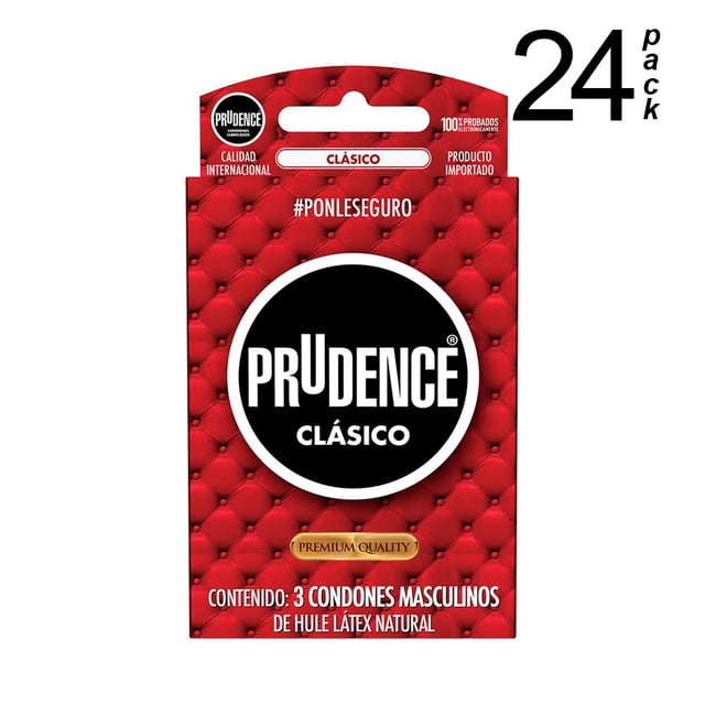 Condones Prudence Látex Clásico 24 Pack - S005 PRUDENCE & PENELOPE Clásico