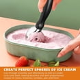 thumbnail image 4 of Pelle à Crème Glacée avec Poignée Confortable, Acier Inoxydable Robuste, Pelles à Forme Parfaite, Pelle à Crème Glacée (Noir), 4 of 5