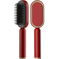 Hair Straightener Brush Anti-Scald Electric Comb Fast Heating Curly and Straight Hair