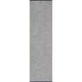 thumbnail image 3 of Alma Transitional 2' x 7.7' Light Gray and Stone Grey, Machine Washable Polyester & Cotton Indoor Area Rug, 3 of 12