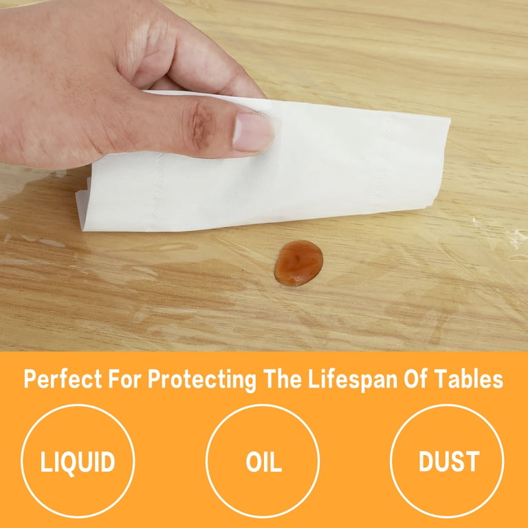 Jetcloudlive Clear Round Fitted Vinyl Tablecloth photo 3
