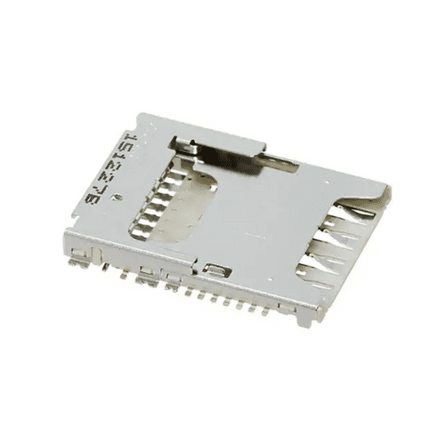 Pack of 2 1041681620 Conn Micro SD/Micro SIM Combo Connector M 8 POS 1.1mm Solder RA SMD, Cut Tape, RoHS