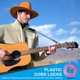 thumbnail image 4 of Uxcell Round Cord Lock, Plastic Single Hole Spring Loaded Toggle Stoppers Light Purple, 4 of 7