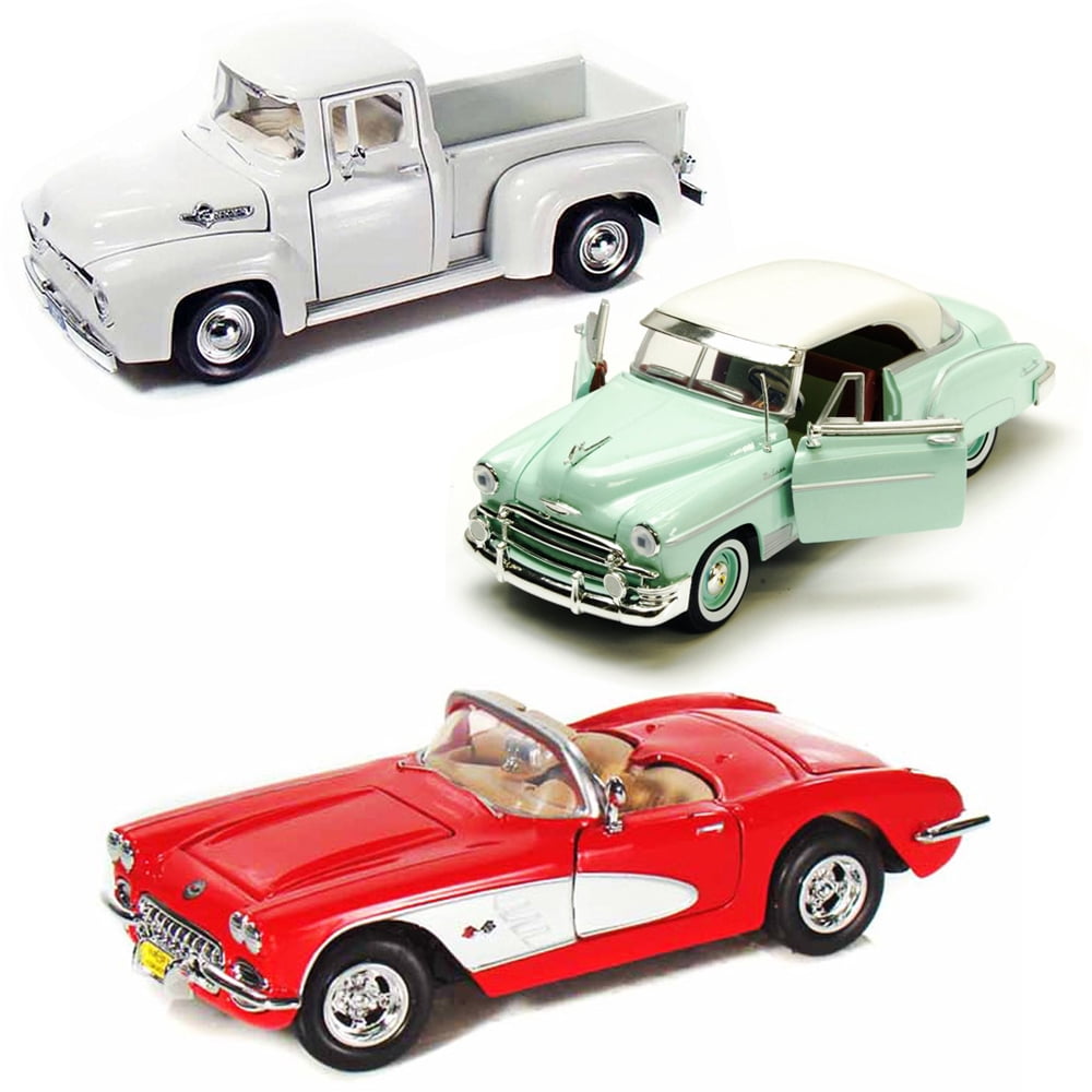 Best of 1950s Diecast Cars Set 2 Set of Three 1/24 Scale Diecast