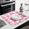thumbnail image 3 of 2pcs Classic Kitchen Mat, Abstract Art Dish Drying Pad, Absorbent Microfiber, Heat Resistant & Washable, 3 of 6
