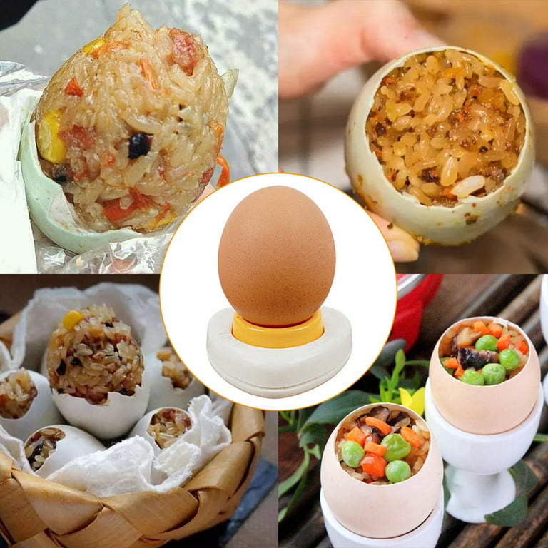 Simple And Easy Egg Hole Puncher Egg Piercer Egg Separators Egg Poacher Pan  2pcs