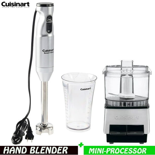 Cuisinart CSB175SV Smart Stick TwoSpeed Hand Blender, Silver Bundle