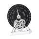 thumbnail image 5 of Accesorios de escritorio de calendario perpetuo reutilizables decorativos versátiles de metal, manual Astilla negra, 5 of 9