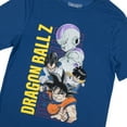 thumbnail image 3 of Dragon Ball Z Blue and Black 2-Pack Boy's Crew Neck Short Sleeve thletic Performance Swim Shirt, 3 of 7