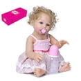 thumbnail image 1 of Muñeca Reborn Decdeal Pelo Rubio y Vestido Floral 18.5 Pulgadas, 1 of 8