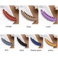 thumbnail image 3 of Grandes Pinces Banane Résine Pince à Cheveux Banane Colorée Pinces Banane pour Femmes Pince Antidérapante pour Queue de Cheval pour Cheveux Épais Cheveux Bouclés pour Femmes Filles Noir, 3 of 8