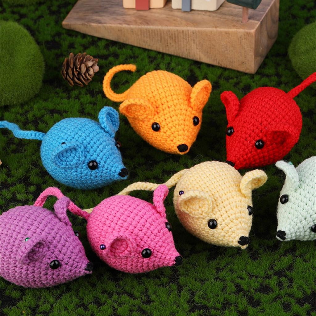 Crochet Dolls Crochet Mouse with Crochet Hook Needle Instructions for Beginner Knitting Accessories