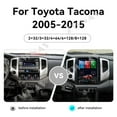 thumbnail image 3 of ZWNAV Android 13, for Toyota Tacoma 2005-2015, Car Multimedia Player, Radio, GPS Navigation, Stereo DSP, Carplay, Touch Screen, Double DIN, 3 of 11