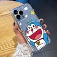 thumbnail image 3 of Para Xiaomi Redmi Note 11 12 Pro 5G 11S 10 4G 10S 12C 11A 10C 9C Doraemon Funda Transparente De TPU Cojín De Aire Cuadrado Anticaída, 3 of 4