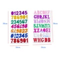 thumbnail image 2 of Coofit 6 Sheets Glitter Foam Stickers DIY Decorative Alphabet Stickers Number Stickers, 2 of 10