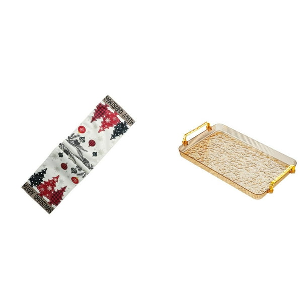 Camino De Mesa Navideño, Bufanda Para Tocador, Mantel Reutilizable De Invierno Para Bandeja, Ideal Para Armario, Mesa De Centro, Joyería, Comedor, Inauguración De Casa, Dormitorio O Fiestas.