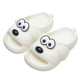 thumbnail image 2 of D-GROEE 1 Pair   Kids Little Kids Slippers, Cartoon Cute Dog Shape Kid Summer Slip On Slides, Slippers Anti-slip Water Shoes, Indoor Outdoor Lightweight Slippers for Boys and Girls, 2 of 10