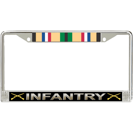 U.S. Army Infantry Gulf War Veteran License Plate Frame