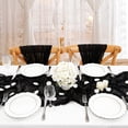 thumbnail image 2 of Cheesecloth Table Runner Black Table Runners 36x120 Inches Boho Cheese Cloth Table Runner for Birthday Party Cake Table Decor Banquet Decorations 2 Packs, 2 of 14