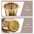 thumbnail image 5 of Stainless Steel Tea Strainer Filter for Loose Durable Infuser Mesh Strainers Steeper Teapot Insert, 5 of 6