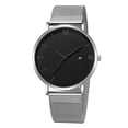 thumbnail image 3 of Reloj de pulsera de malla simple, reloj de cuarzo de moda neutral para hombre, reloj Joker, reloj para hombre, 3 of 6