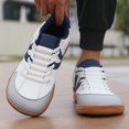 thumbnail image 3 of Men’s Wide Toe Casual Skate Sneakers Lightweight Lace Up Walking Shoes with Cushioned Non Slip Sole for Daily Travel Outdoor Comfort Athletic Shoes, 3 of 9