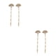thumbnail image 1 of Minnieouse Palillos de pelo Vintage Charm Marker colgante DIY Chignon herramientas de estilismo accesorio de joyería regalos de Cosplay para Bronce antiguo 2piezas, 1 of 6