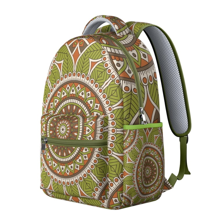 Colorful Mandala Backpack Mandala Backpack, Sacred Geometry Backpack, Festival  main image 4