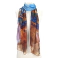 thumbnail image 2 of Galleria Paul Cezanne "Riverbanks" Women's Famous Art Fashion Scarf, 2 of 4