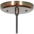 thumbnail image 4 of Mark&Day Chandelier Pendant Lights, Radenthein Glass Traditional Metallic - Bronze Ceiling Light Fixture for Kitchen Island, Foyer, Dining Room, Bedroom and Living Room (15" H x 6" W x 6" D), 4 of 5