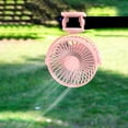 thumbnail image 3 of HDPPNQ Portable Clip on Fan, 360° Rotate Battery Operated Fan, 3 Speed Quiet Mini Personal Desk Fan, USB Rechargeable Clooing Fan for Outdoor Camping Golf Cart Home Office, C, 3 of 6