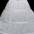 thumbnail image 3 of Goriertaly Enfant Fleur Fille Robe Tulle Appliques Réutilisables et Facile à Nettoyer Robe de Soutien Efficacement Blanc 55cm, 3 of 6