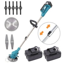 YouLoveIt Weed Wacker Electric Cordless String Trimmer Weed Eater Grass Trimmer Edger Lawn Tool with Charger, Battery Powered Weed Wacker for Lawn Yard Garden, 24V