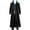 Black, variant on Dezsed Trench Coat Men Mens Steampunk Gothic Costume Vintage Windbreaker Halloween Coats Black S