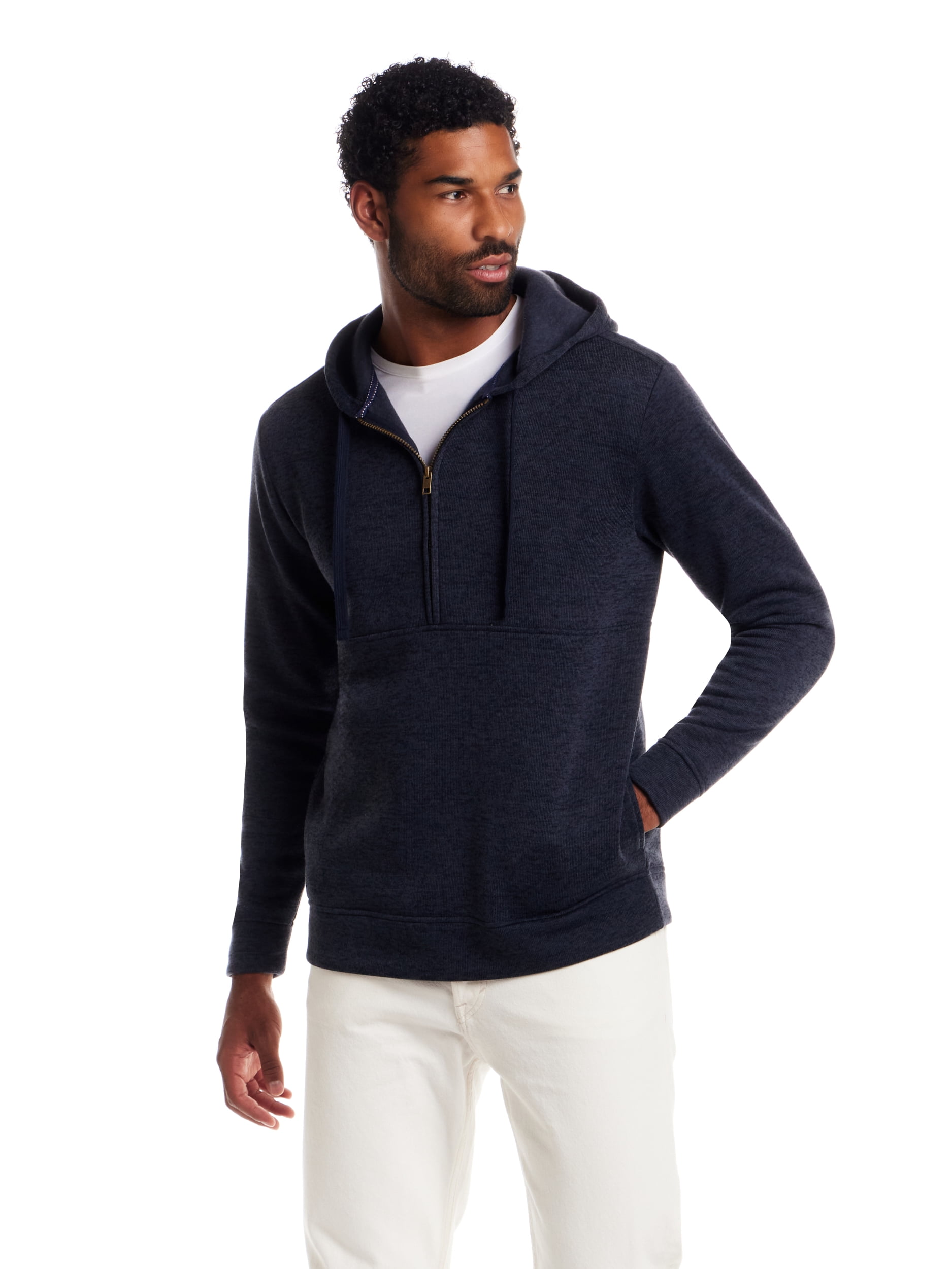 Frontier Threads Men's Long Sleeve Half Zip Pullover Hoody