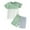 Green, variant on Going Home Baby Outfit Toddler Boys Short Sleeve Patchwork T Shirt Pullover Tops Shorts Kids Outfits Little Boy School Casual Set 12-18 Months