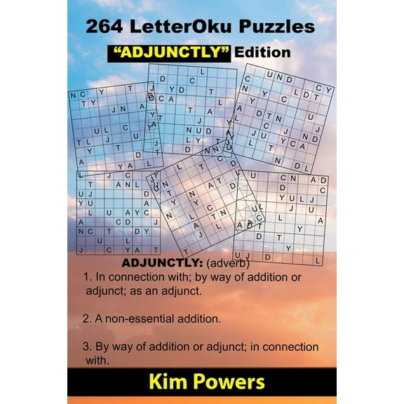 264 LetterOku Puzzles "ADJUNCTLY" Edition: Letter Sudoku Brain Health (Paperback)(Large Print)