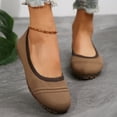 thumbnail image 6 of Wensltd Women Flats Wide Width Breathable Slip On Shoes for Office, Casual Outings, 6 of 9