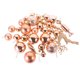 thumbnail image 1 of unbranded 30Ud Esferas Decorativas De Plástico Rosa Dorado Para Árbol De Y Eventos Especiales, 1 of 6