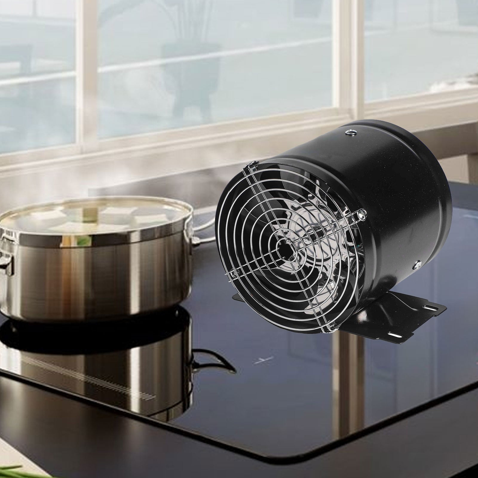 6inch Multifunction Powerful Mute Exhaust Fan Household Kitchen Wall Fan