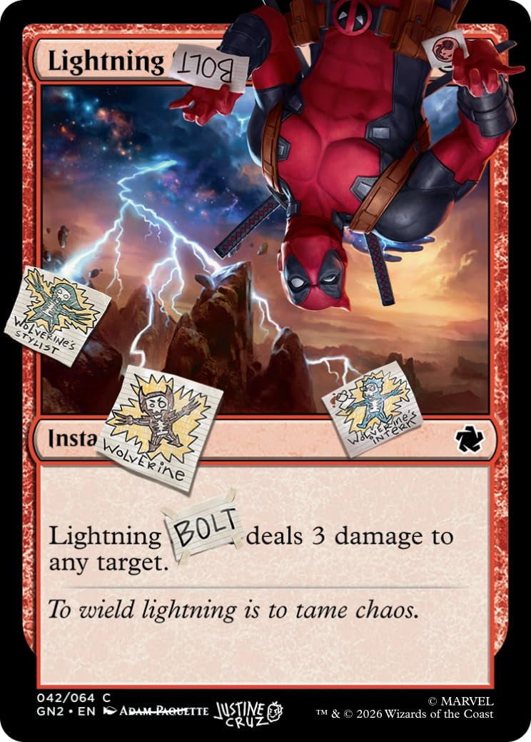 Magic: The Gathering Secret Lair x Marvel's Deadpool: I Fixed It (You're Welcome) Non-Foil Edition