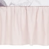 Lambs & Ivy Infant Newborn Solid Polyester 14.5  Crib Skirts, Crib, Pink