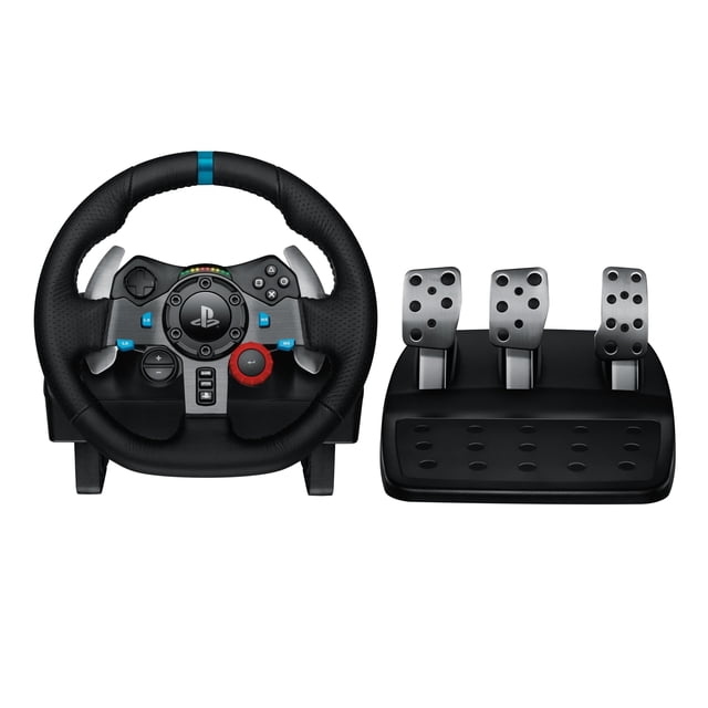 Logitech G29 Driving Force volant de course et pédales pour PS5, PS4, PC et Mac - Noir