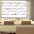 thumbnail image 2 of Luxor Magnetic Music Staff Wall-Mounted Dry Erase Whiteboard, 72" x 48", Silver Aluminum Frame, 2 of 2