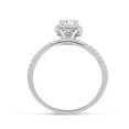 thumbnail image 4 of 3/4ctw Diamond Halo Engagement Ring in 10k  White Gold, 4 of 5