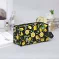 thumbnail image 6 of Uemuo Lemon Fruits Flowers Leaves Pattern Portable Toiletry Bags with Handle, Waterproof travel Make up Bags for Women, Large Capacity Travel Cosmetic Bags, 6 of 9